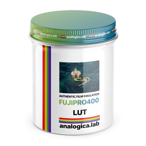 LUT Fuji Pro 400 35MM Film Simulation Professional Color Grading VideoLut PhotoLut filetype: .cube for Rec709 & LOG Film Emulation