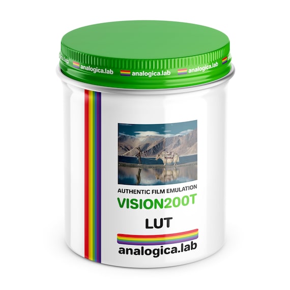 LUT Kodak Vision3 200T 35MM Film Simulation Professional Color Grading VideoLut PhotoLut filetype: .cube for Rec709 & LOG Film Emulation
