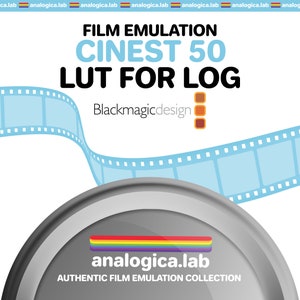 LUT CINEST 50 35MM Film Simulation for Professional Color Grading Bmpcc Cameras filetype: .cube for BMD Gen5 Film Emulation