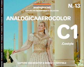 Capture One Preset AEROCOLOR 16MM Film Simulation Premium Desktop & Mobile Pc Mac iPad Pro | C1 Presets .costyle | analogica.lab #13