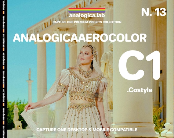 Capture One Preset AEROCOLOR 16MM Film Simulation Premium Desktop & Mobile Pc Mac iPad Pro | C1 Presets .costyle | analogica.lab #13