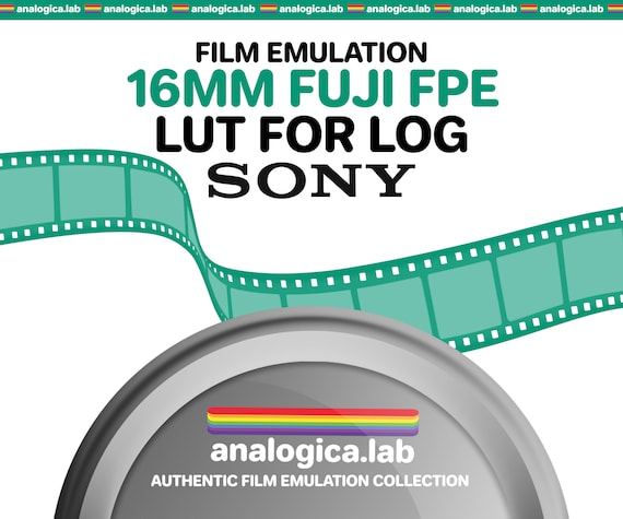 LUT Super16 Fuji FPE 16MM Film Simulation, Professional Color Grading VideoLut PhotoLut filetype: .cube for SONY SLog3 Film Emulation