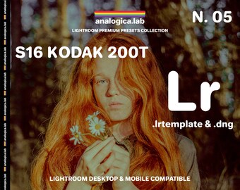 Lightroom Preset KODAK 200T 16MM Film Emulation Desktop & Mobile | Lightroom Presets .lrtemplate .dng | analogica.lab #05