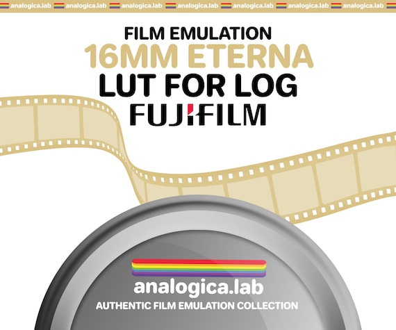 LUT FujiFilm ETERNA 500 16MM Film Simulation, Professional Color Grading VideoLut PhotoLut filetype: .cube for FUJI F-Log2 Film Emulation