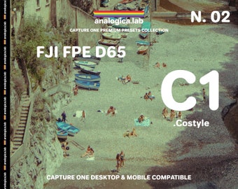 Capture One Preset FUJI FPE D65 16MM Film Simulation Premium Desktop & Mobile Pc Mac iPad Pro | C1 Presets .costyle | analogica.lab #02