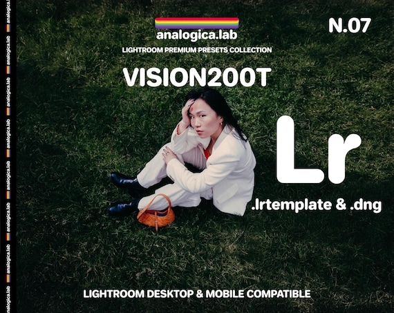 Kodak Vision3 200T Lightroom Preset: 35mm Film Simulation (Desktop & Mobile) .lrtemplate / .dng For Professional Photography