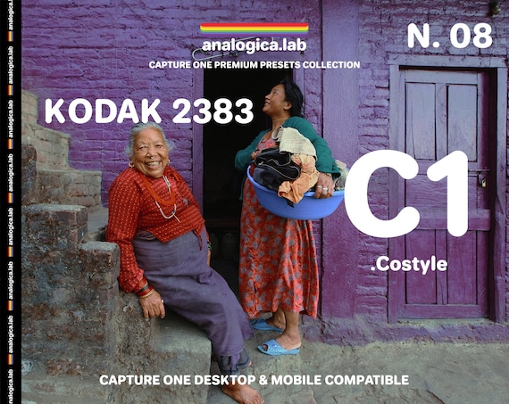 Capture One Preset KODAK 2383 35MM Film Simulation Premium Desktop & Mobile Pc Mac iPad Pro | C1 Presets .costyle | analog.lab #08