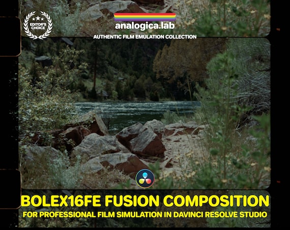 Bolex Emulation - Bolex16FE Film Emulation DaVinci Resolve Fusion by analogicalab