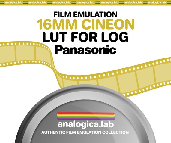 LUT Super16 CINEON 16MM Film Simulation, Professional Color Grading Lumix Cameras filetype: .cube Panasonic V-Log Film Emulation