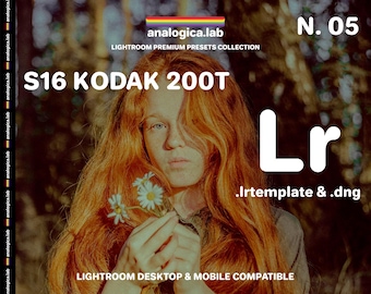 Lightroom Preset: Kodak 200T Film Emulation - Desktop & Mobile - For Professional Photography