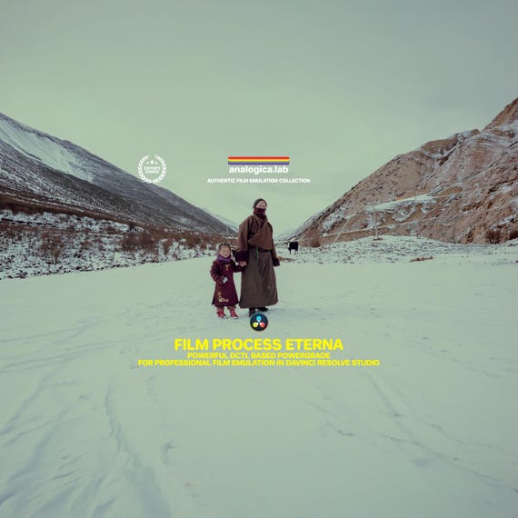 FilmProcess Eterna - DaVinci Resolve DCTL - PowerGrade with FilmPrint + 8 DCTL Tools - ACES ACEScct Academy Color Encoding System