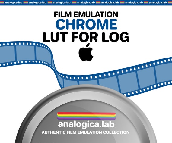 LUT KODAK CHROME 35MM Film Simulation, Professional Color Grading VideoLut iPhone filetype: .cube for Apple Log Film Emulation