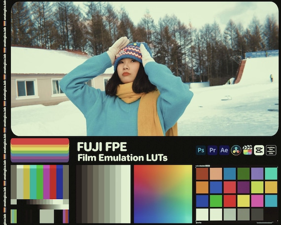 Super16 FUJI FPE - Film Emulation LUTs for Rec709 - For Professional Filmmaking and Photography 