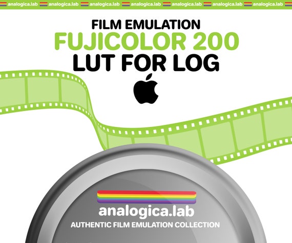 LUT FUJICOLOR C200 35MM Film Simulation, Professional Color Grading VideoLut iPhone filetype: .cube for Apple LOG Film Emulation