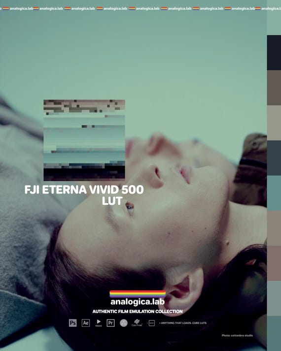 16MM FUJI ETERNA 500 - Film Emulation LUTs for Rec709 & LOG - For Professional Filmmaking and Photography