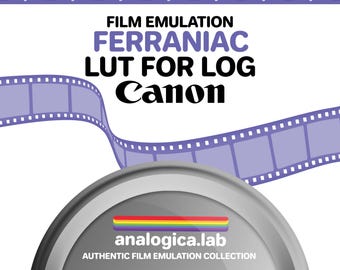 Film Emulation LUT - Canon Log3 - For Professional Filmmaking and Photography 