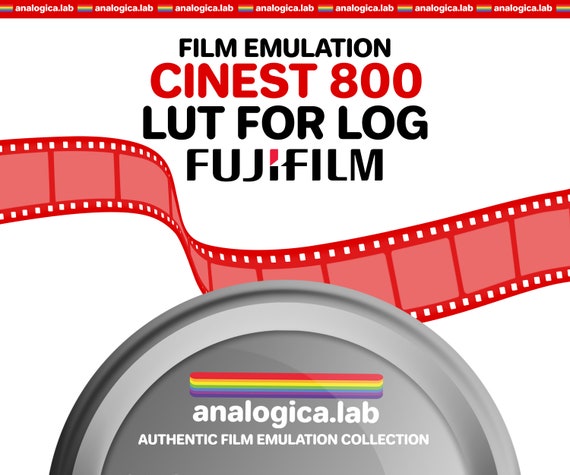 LUT CINEST 800 35MM Film Simulation, Professional Color Grading VideoLut PhotoLut filetype: .cube for FUJI F-Log2 Film Emulation