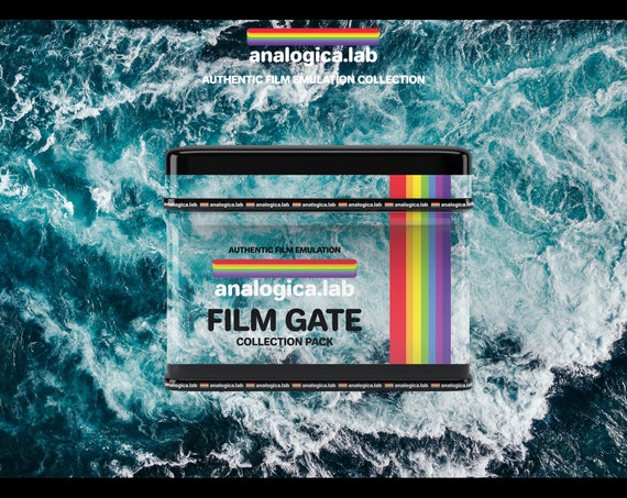14 Film Gate Overlays - Professional Quality PNGs for Creating Cinematic Look Borders and Film Emulation Color Grading