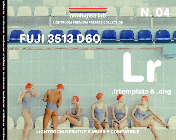 FUJI 3513 Film Lightroom Preset: Desktop & Mobile, Analogica Lab (Digital Download .lrtemplate / .dng ) For Professional Photography