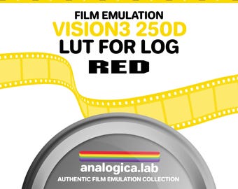 Film Emulation LUT - RED Log3G10 - Red - Nikon Zr - For Professional Filmmaking and Photography 