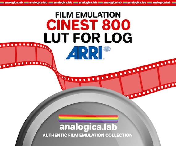LUT CINEST 800 35MM Film Simulation, Professional Color Grading VideoLut PhotoLut filetype: .cube for Arri LogC3 Film Emulation