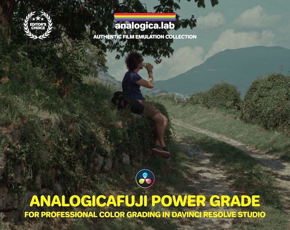 16MM FUJI FPE Power Grade for Professional Color Grading in DaVinci Resolve Studio, Unique Handmade Analog Film Simulation Halation FX