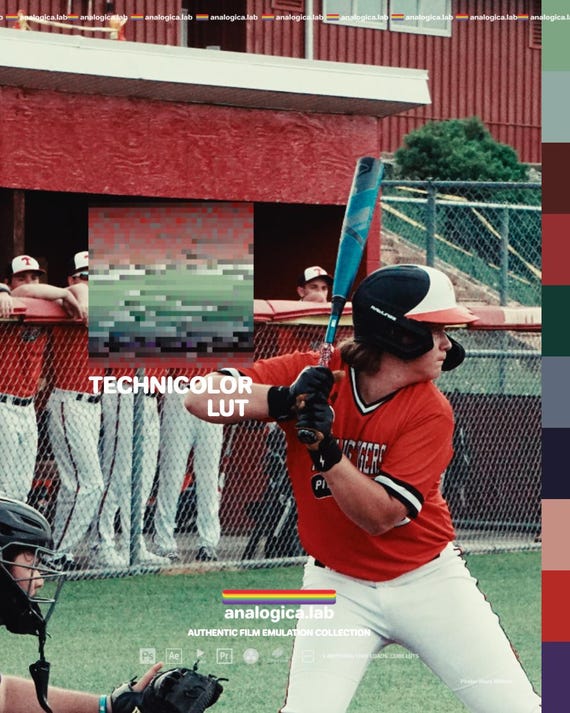 Super16 TECHNICOLOR OG - Film Emulation LUT for Rec709 - For Professional Filmmaking and Photography