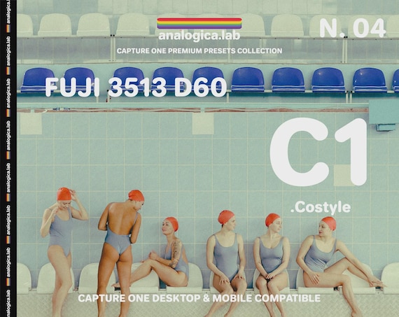 16MM FUJI 3513 D60 - Capture One Style - Desktop & Mobile Pc Mac iPad Pro C1 Preset .costyle - For Professional Photography