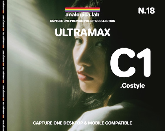 Capture One Preset ULTRAMAX 35MM Film Simulation Premium Desktop & Mobile Pc Mac iPad Pro | C1 Presets .costyle | analogica.lab #18
