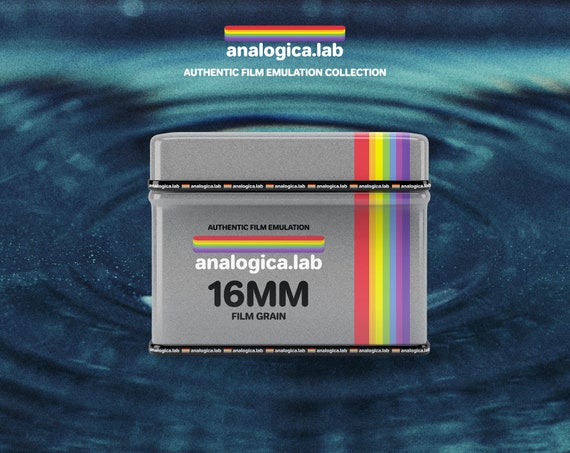Film Grain Overlay - 16MM Version .mov ProRes 4444 Professional Quality 4K Resolution Video 24FPS Cinema for Film Emulation Color Grading