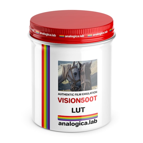 LUT Kodak Vision3 500T 35MM Film Simulation Professional Color Grading VideoLut PhotoLut filetype: .cube for Rec709 & LOG Film Emulation