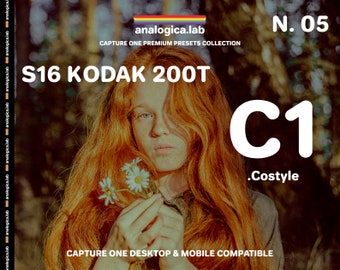 Capture One Preset KODAK 200T 16MM Film Simulation Premium Desktop & Mobile Pc Mac iPad Pro | C1 Presets .costyle | analogica.lab #05