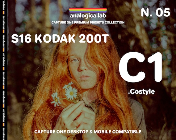 Capture One Preset KODAK 200T 16MM Film Simulation Premium Desktop & Mobile Pc Mac iPad Pro | C1 Presets .costyle | analogica.lab #05
