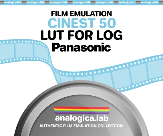 LUT CINEST 50 35MM Film Simulation, Professional Color Grading Lumix Cameras filetype: .cube Panasonic V-Log Film Emulation