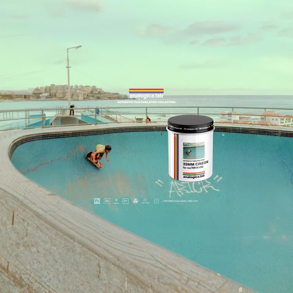 LUT Super35 CINEON 35MM Film Simulation, Professional Color Grading, VideoLut, PhotoLut, filetype: .cube for LOG, Rec709, LUTs, Lut Presets