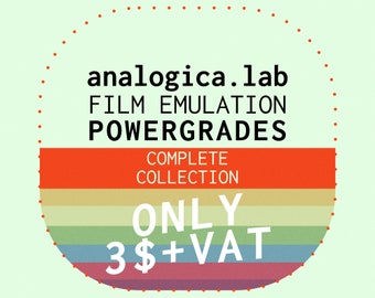 FILM EMULATION PowerGrades COMPLETE analogicalab