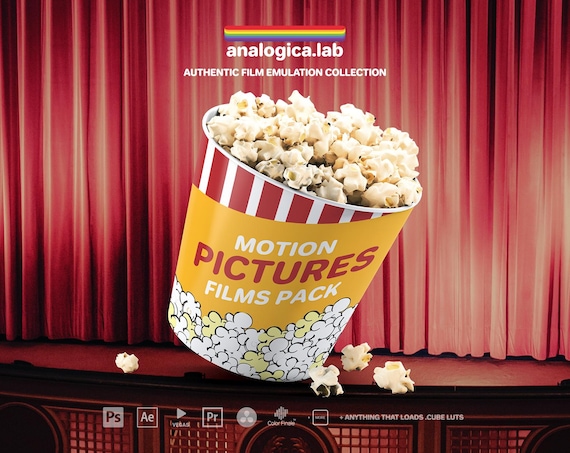 Motion Picture Pack LUT By analogica.lab Film Emulation LUTs & Grading Tools