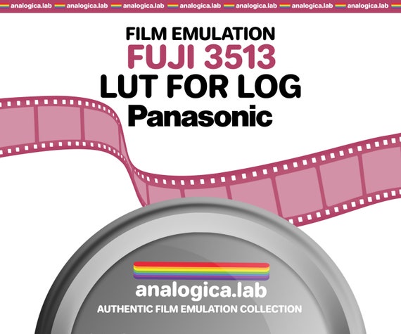 LUT Fuji 3513 35MM Film Simulation, Professional Color Grading Lumix Cameras filetype: .cube Panasonic V-Log Film Emulation
