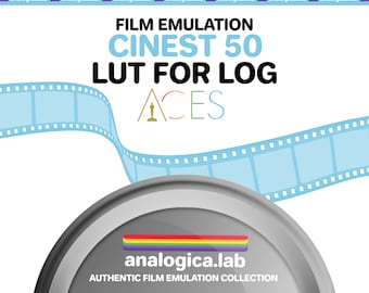 LUT CINEST 50 35MM Film Simulation for Professional Color Grading VideoLut PhotoLut filetype: .cube for ACES ACEScct Film Emulation