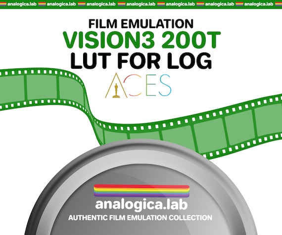LUT KODAK VISION3 200T 35MM Film Simulation for Professional Color Grading VideoLut PhotoLut filetype: .cube for ACES ACEScct Film Emulation