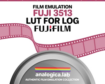 LUT Fuji 3513 35MM Film Simulation, Professional Color Grading VideoLut PhotoLut filetype: .cube for FUJI F-Log2 Film Emulation