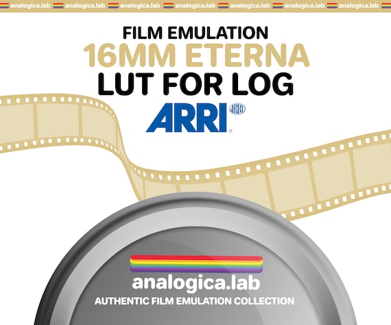 LUT FujiFilm ETERNA 500 16MM Film Simulation, Professional Color Grading VideoLut PhotoLut filetype: .cube for Arri LogC3 Film Emulation