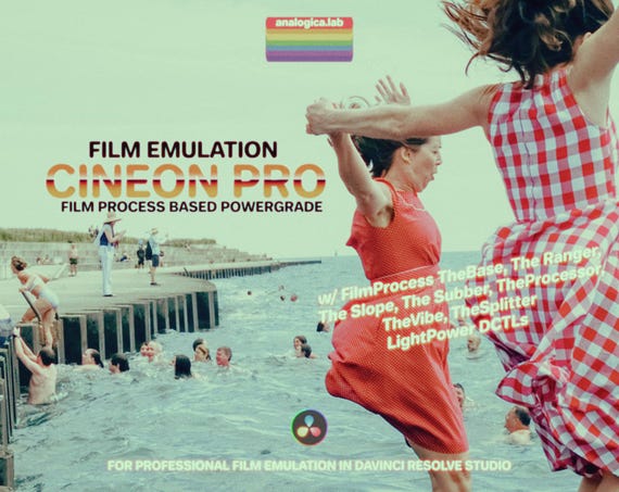 Film Process CineonPro - Powerful DCTL Based PowerGrade for Professional Film Emulation in DaVinci Resolve Studio by analogicalab