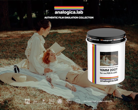 LUT Super16 KODAK 200T, 16MM Film Simulation, Professional Color Grading, VideoLut, PhotoLut, filetype: .cube LUTs for Rec709 & LOG