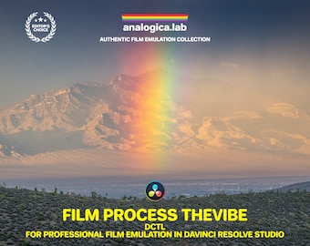 Film Process TheVibe - DCTLe for Professional Film Emulation in DaVinci Resolve Studio by analogicalab