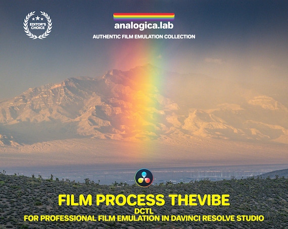 Film Process TheVibe - DCTLe for Professional Film Emulation in DaVinci Resolve Studio by analogicalab