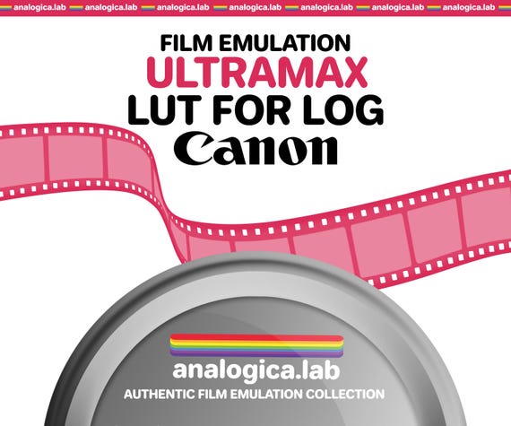 LUT KODAK UltraMax 35MM Film Simulation, Professional Color Grading VideoLut PhotoLut filetype: .cube for Canon Log3 Film Emulation