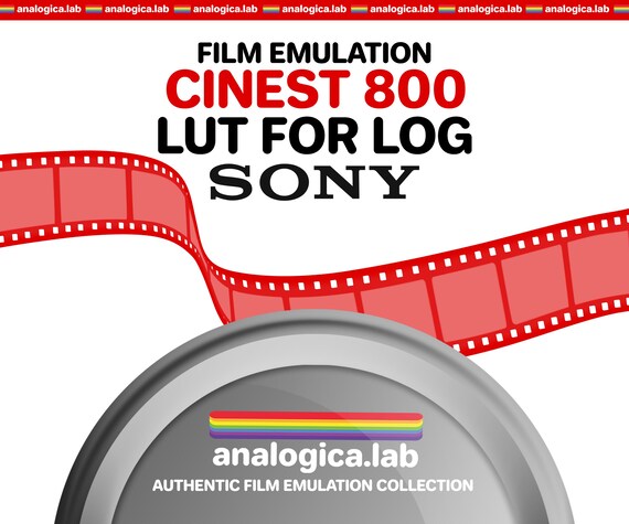 LUT CINEST 800 35MM Film Simulation, Professional Color Grading VideoLut PhotoLut filetype: .cube for Sony S-Log3 Film Emulation