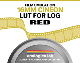 Film Emulation LUT - RED Log3G10 - Red - Nikon Zr - For Professional Filmmaking and Photography 