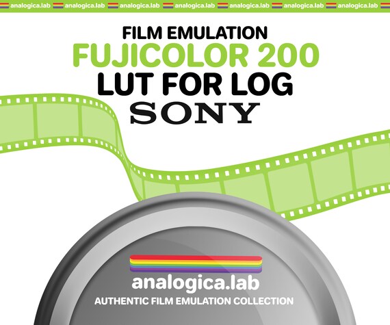 LUT FUJICOLOR C200 35MM Film Simulation, Professional Color Grading VideoLut PhotoLut filetype: .cube for SONY SLog3 Film Emulation